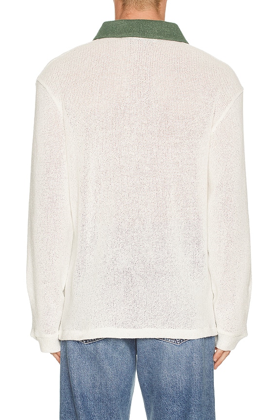 view 2 of 4 Knitted Rugby Shirt in Off White