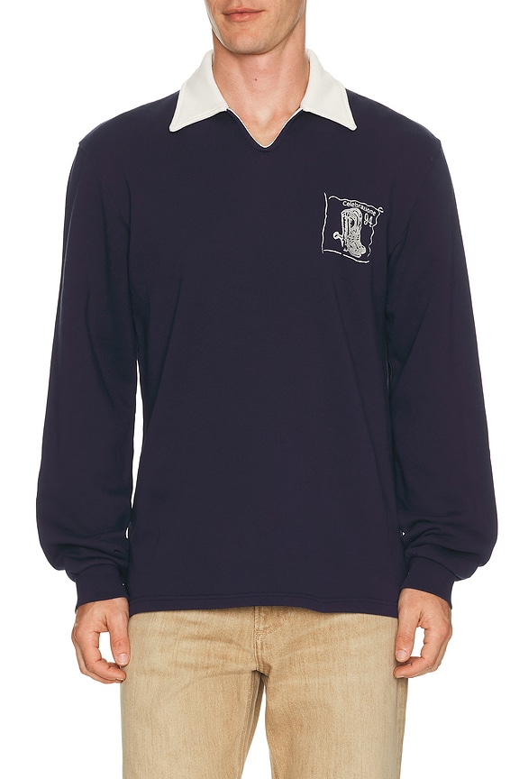 view 1 of 5 T-SHIRT RUGBY BOOT OPEN in Navy