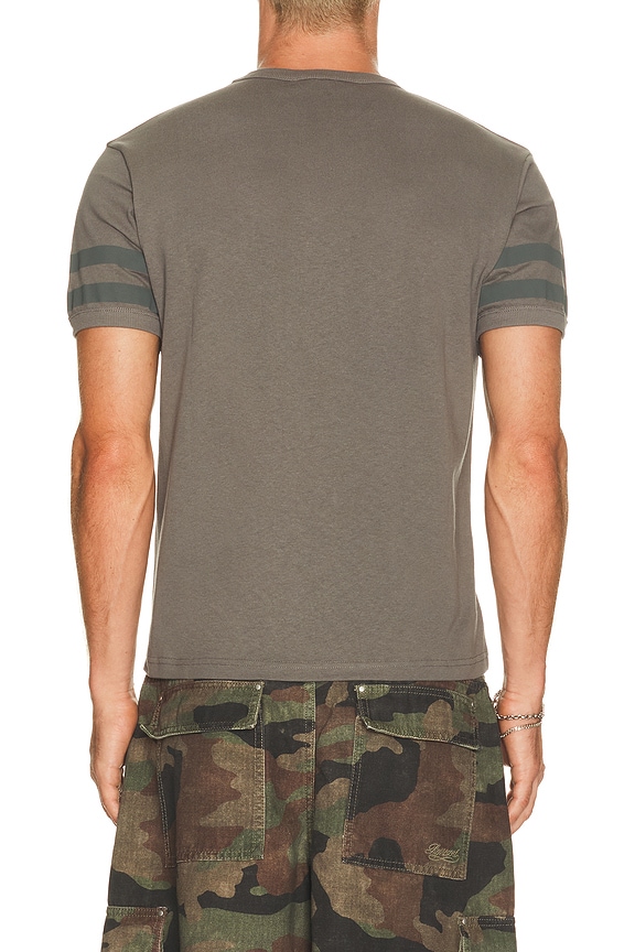 view 2 of 4 Mermaid Ringer Tee Shirt in Charcoal