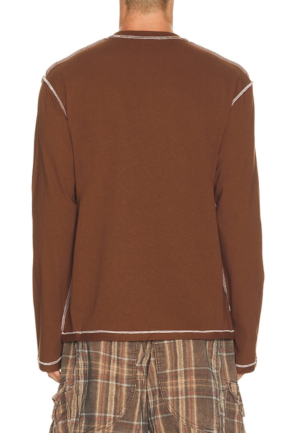 view 2 of 4 Mermaid Long-Sleeve in Brown