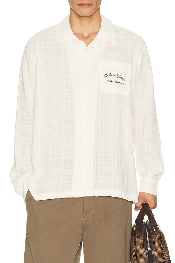 view 2 of 5 Western Camp Collar Shirt in Off-White