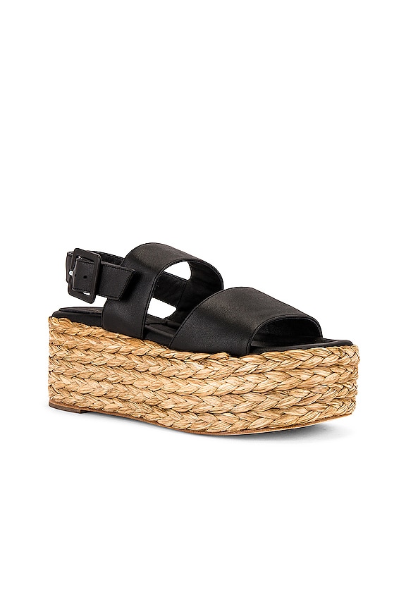 view 2 of 5 SANDALIA DE ESPARTO CHARO in Black