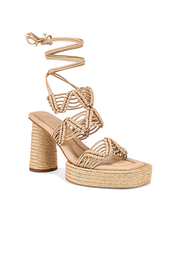 view 2 of 5 SANDALIA DE ESPARTO MAIGO in Silk Honey