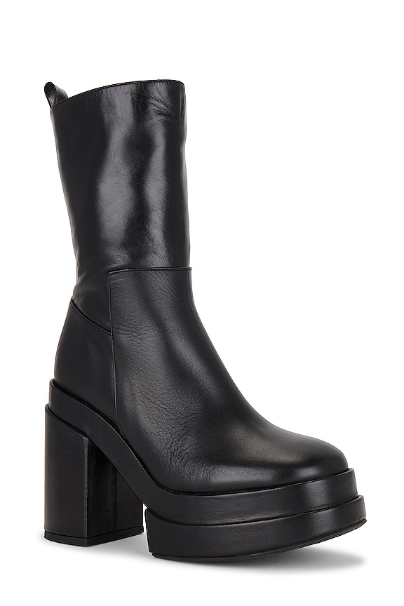 view 2 of 5 BOTTINES COMPENSÉES EROS in Black