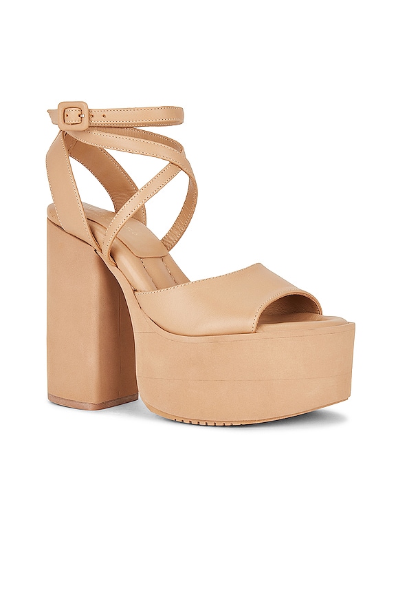view 2 of 5 Anfisa Platform Sandal in Nocciola