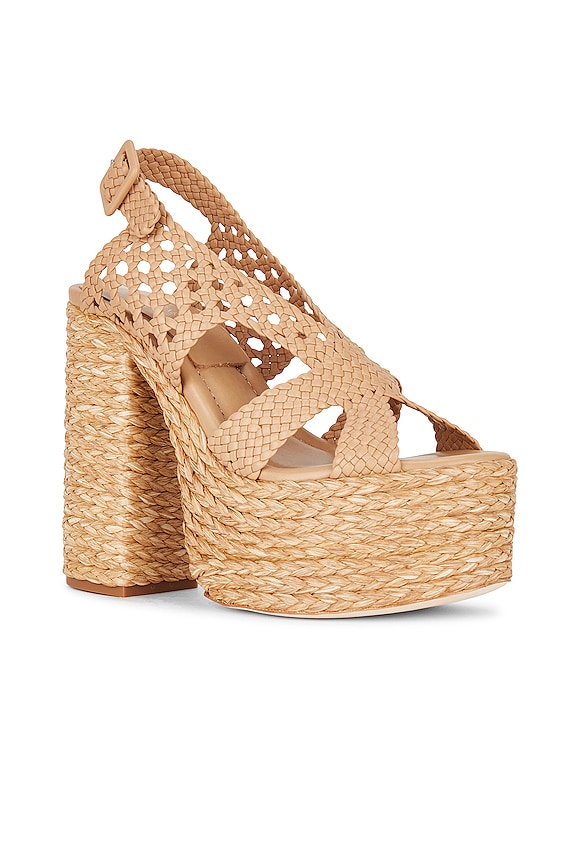 view 2 of 5 Saril Platform Sandal in Nocciola