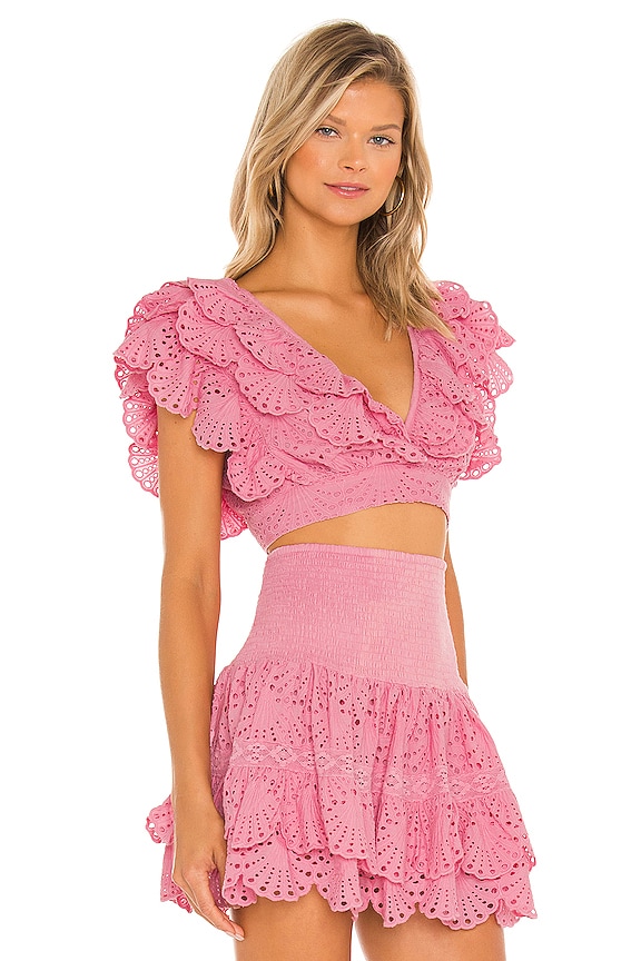 view 2 of 4 La Baule Top in Pink Rose