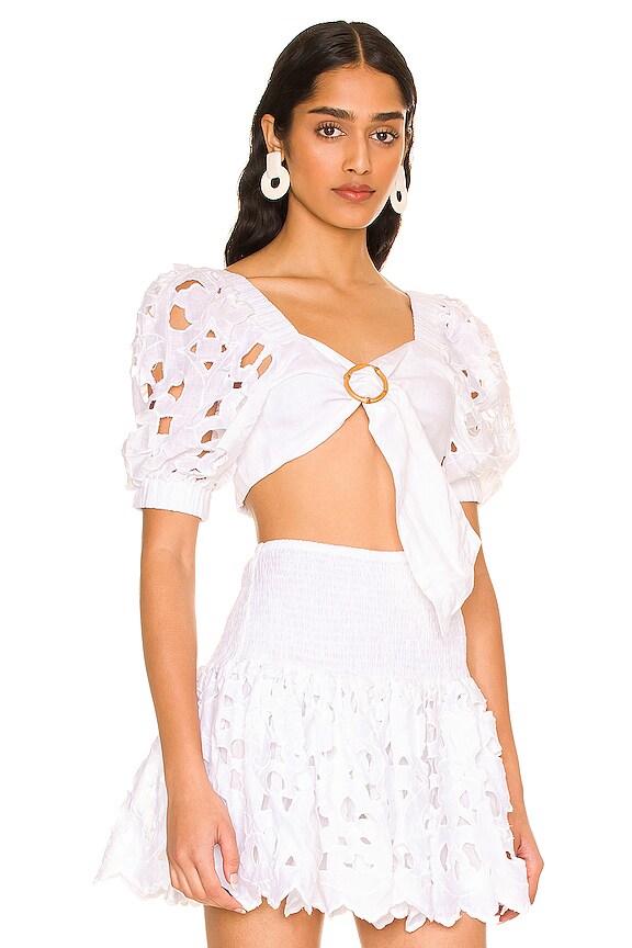 view 2 of 4 L'aubisque Top in White