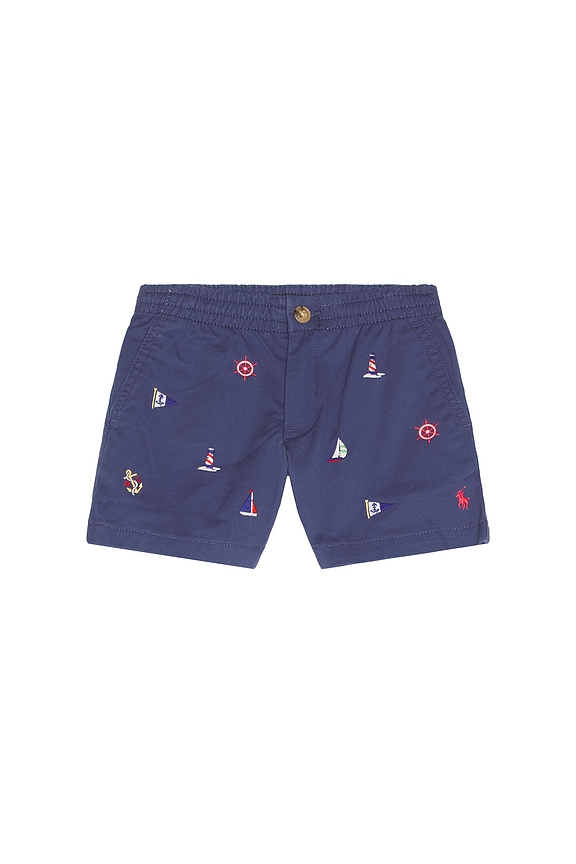 view 1 of 2 Stretch Twill Prepster Boat Short in Navy Boat
