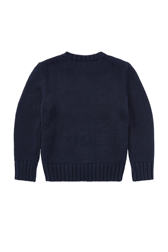 view 2 of 2 PULL RAS DE COU FLAG in Hunter Navy