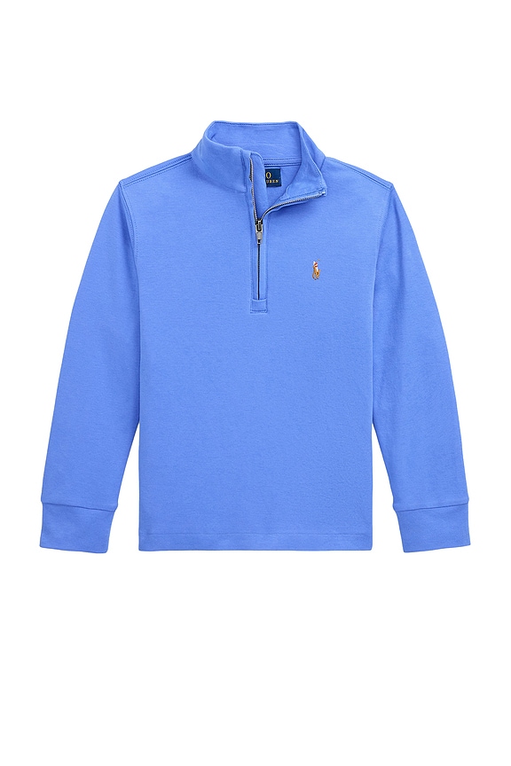 view 1 of 2 Kids Long-sleeve Half Zip Pullover in Harbor Island Blue