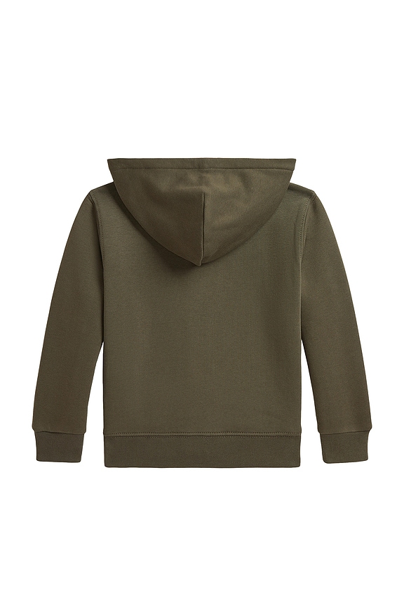 view 2 of 2 Kids Fleece Full Zip Hoodie in Cruise Olive