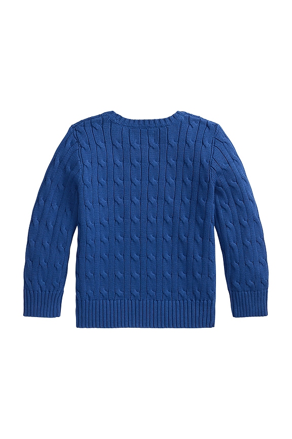 view 2 of 2 PULL CABLE KNIT  in Dusty Azure