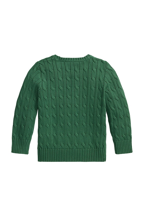 view 2 of 2 PULL CABLE KNIT in Verano Green