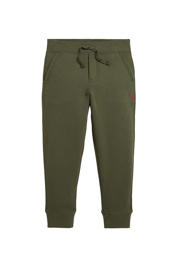 view 1 of 2 Fleece Jogger in Mint Olive