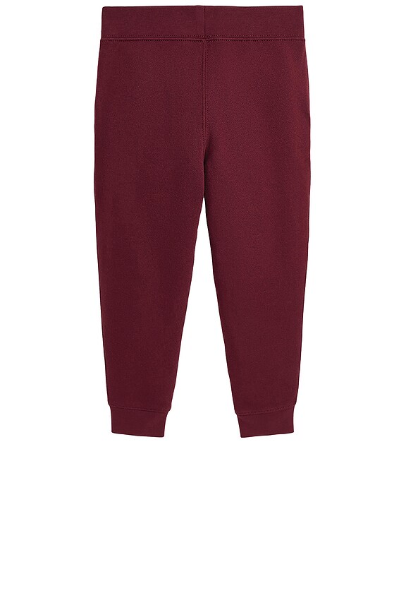 view 2 of 2 Kids Fleece Jogger in Red Carpet