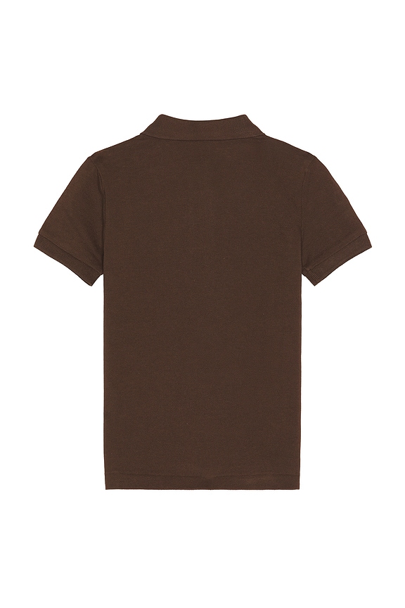 view 2 of 2 CHEMISE POLO in Nutmeg Brown