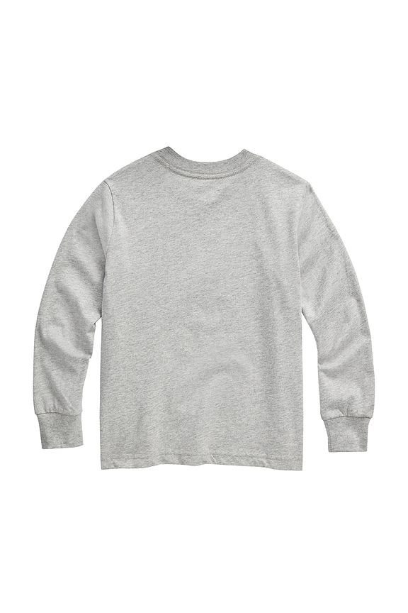 view 2 of 2 Kids Long Sleeve Crewneck T-shirt in Andover Heather
