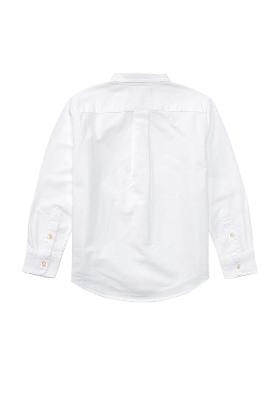 view 2 of 3 Kids Oxford Button Down in White