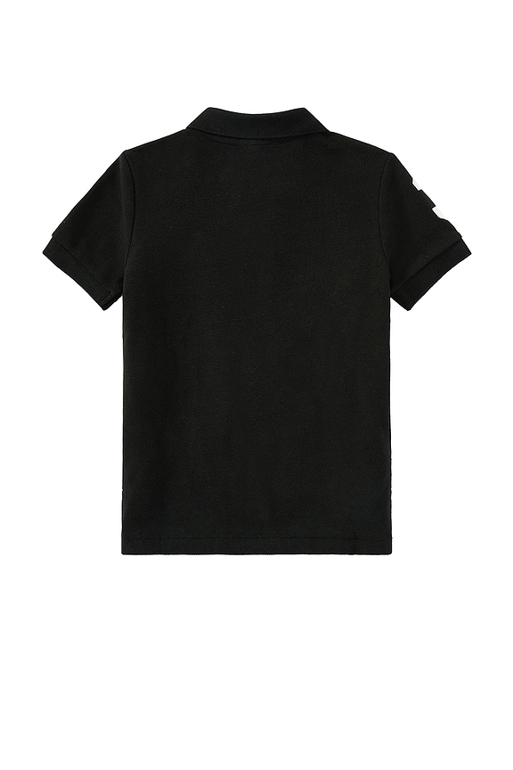 view 2 of 2 Kids Short-Sleeve Big Pony Mesh Polo in Polo Black & White