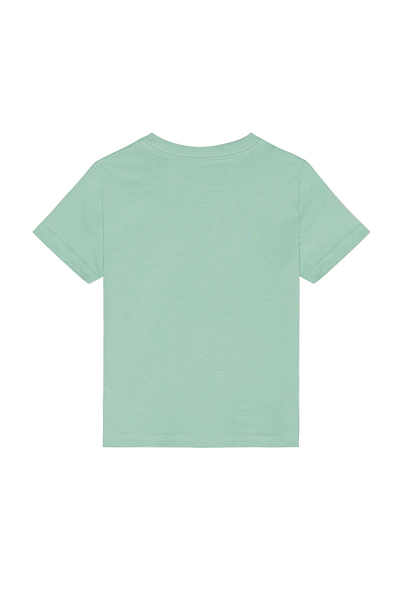 view 2 of 2 Short Sleeve Cotton Jersey Crewneck T-shirt in Celadon