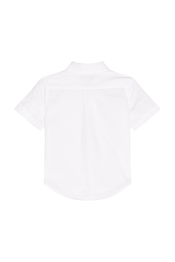 view 2 of 2 CHEMISE in White & Navy