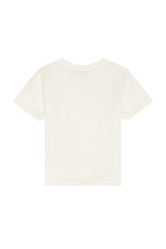 view 2 of 2 Short Sleeve Jersey Knit Novelty Sailing Bear Crewneck Graphic T-shirt in Sp26 Bear Deckwash White