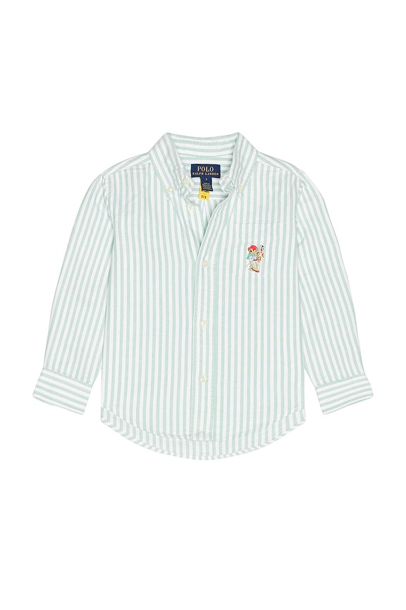 view 1 of 2 CHEMISE in Green White