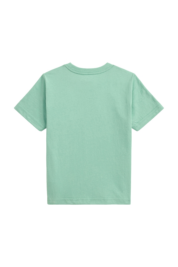 view 2 of 2 Kids Short Sleeve Cotton Jersey Pocket T-shirt in Essex Green