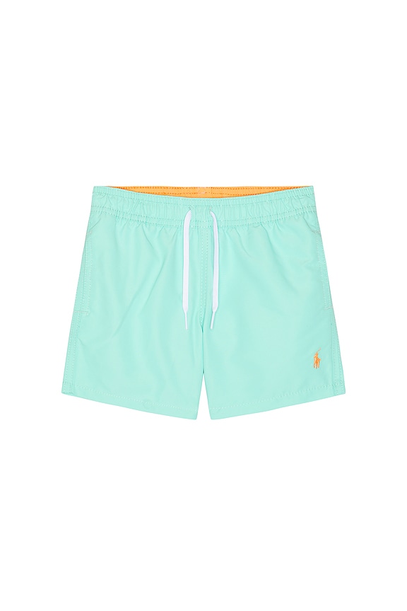 view 1 of 2 Polyester Traveler Swim Trunk in Parakeet