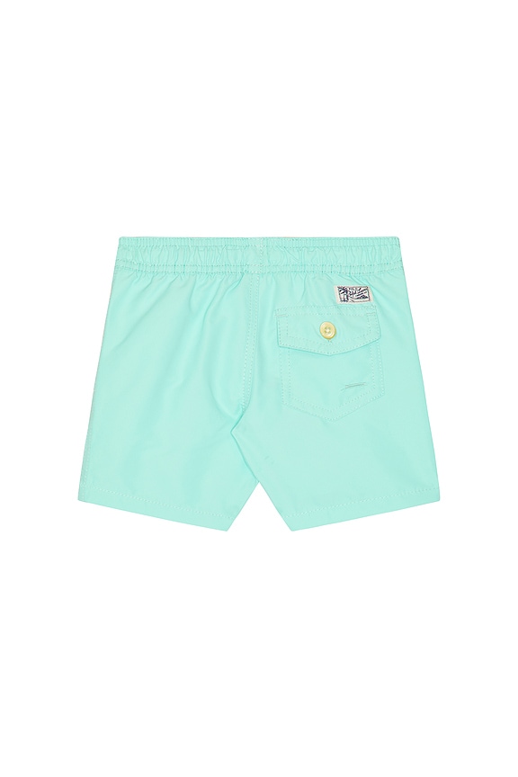 view 2 of 2 Polyester Traveler Swim Trunk in Parakeet