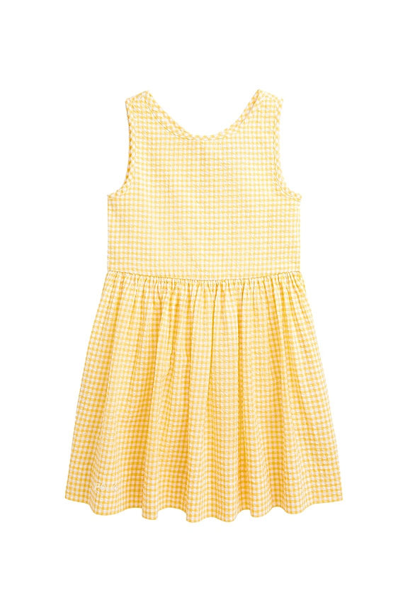 view 1 of 5 ROBE VICHY in Yellow & White