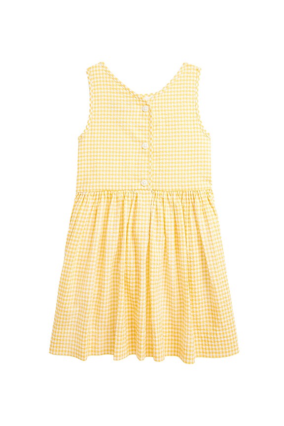 view 2 of 5 ROBE VICHY in Yellow & White