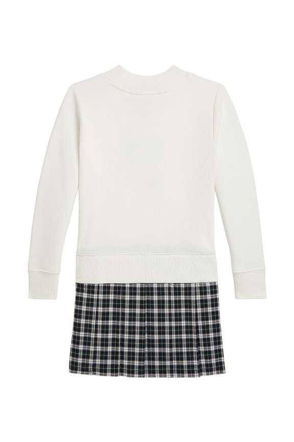 view 2 of 5 Long Sleeve Lightweight Fleece P Graphic Dress in Nevis