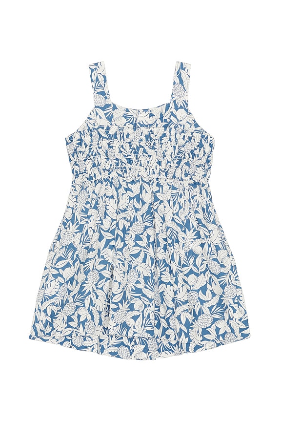 view 2 of 2 ROBE in Blue Pineapple Breeze Print