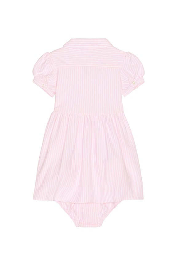 view 2 of 2 ROBE OXFORD in Carmel Pink & White
