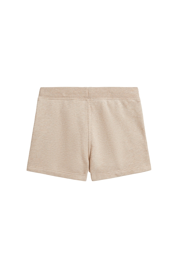 view 2 of 2 Kids French Terry Flag Standard Short in Expedition Dune Heather