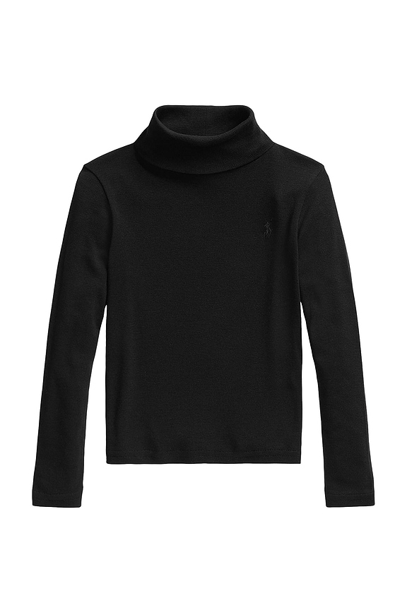 view 1 of 2 Kids Turtleneck Pullover in Polo Black