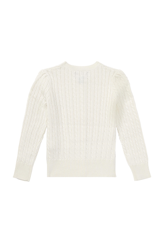 view 2 of 2 GILET CABLE-KNIT in Warm White