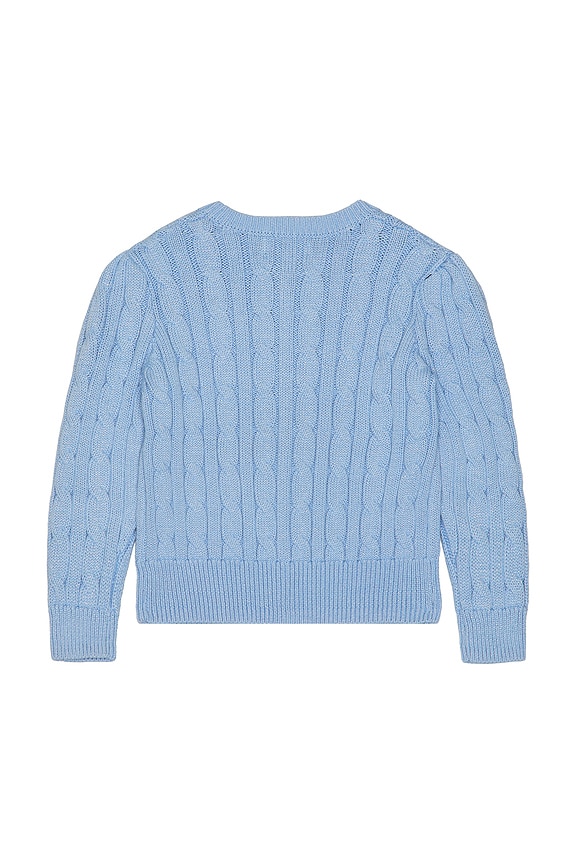 view 2 of 2 CÁRDIGAN in Chambray Blue With Metallic