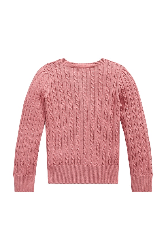 view 2 of 2 GILET CABLE-KNIT  in Canvas Pink