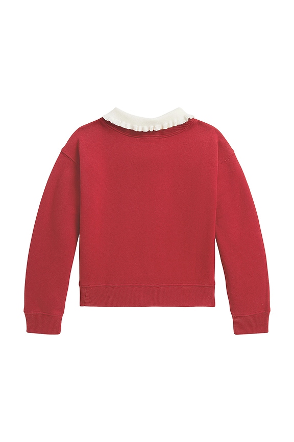 view 2 of 5 SWEAT RUFFLE COLLAR in Camden Red