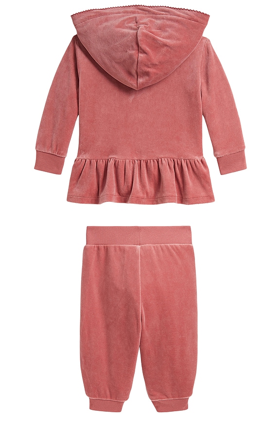 view 2 of 3 LOT VELOUR FULL ZIP in Canvas Pink