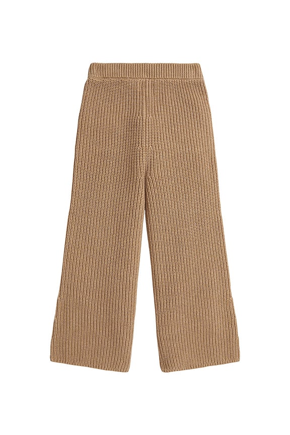 view 2 of 5 Sweater Wide Leg Pant in Camel Heather