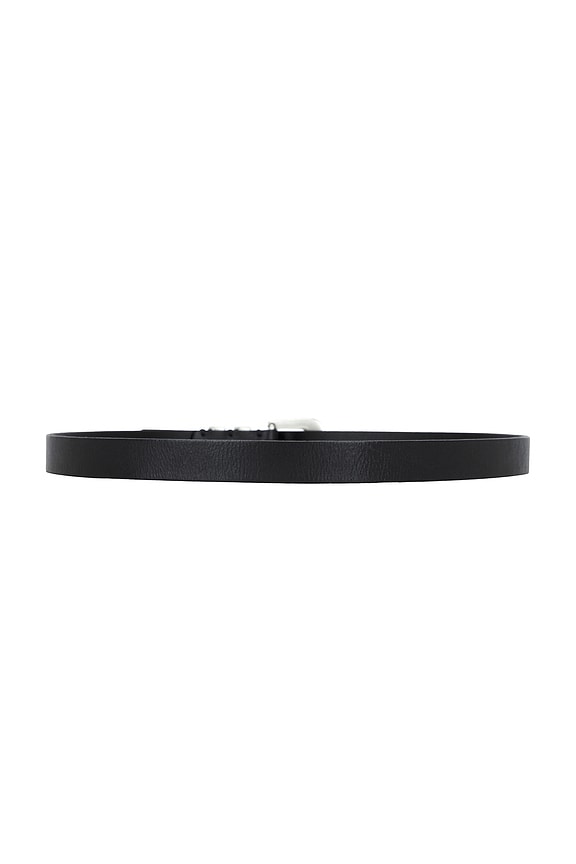 view 2 of 3 Distressed Leather 4p Belt in Black