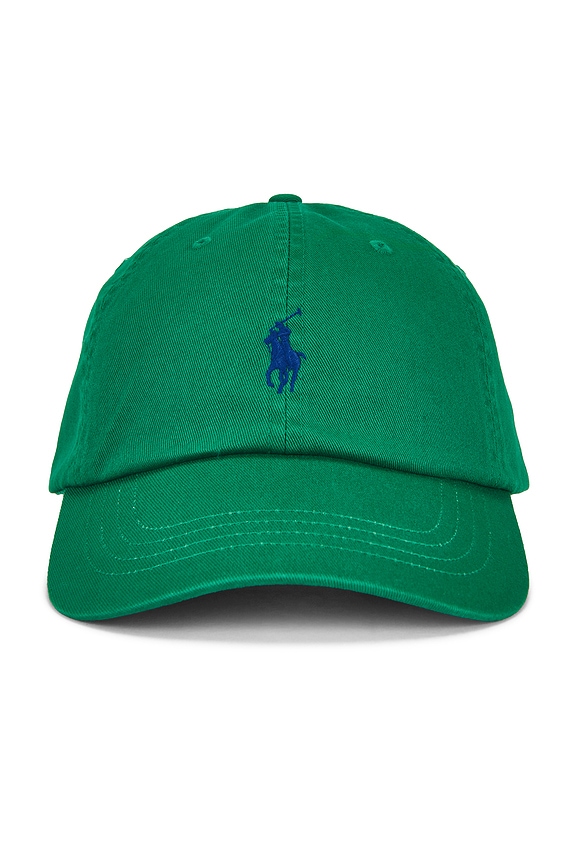 view 1 of 2 Twill Sport Cap in Billiard Green