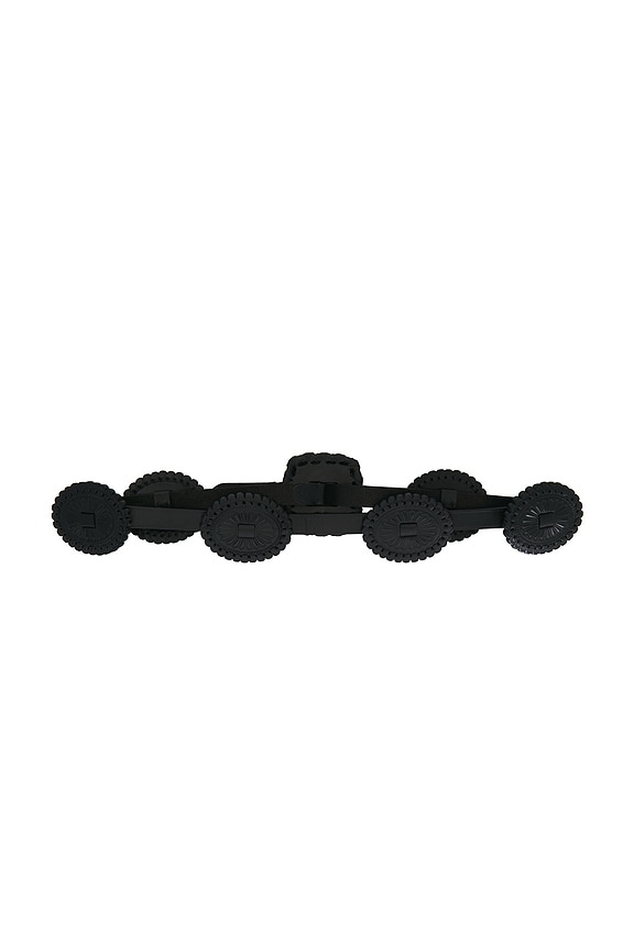 view 2 of 3 CEINTURE FINE EN CUIR DE 16 MM in Black