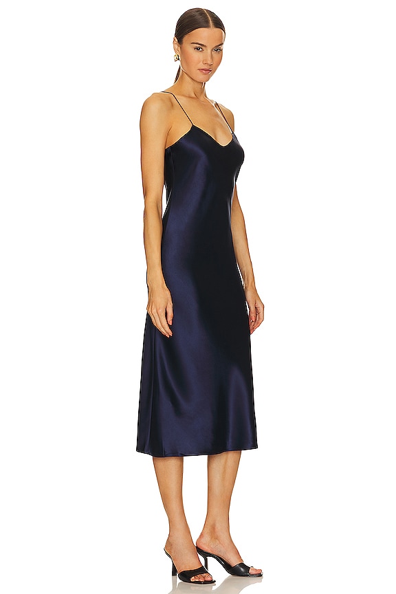 view 2 of 3 Midi Slip Dress in Newport Navy