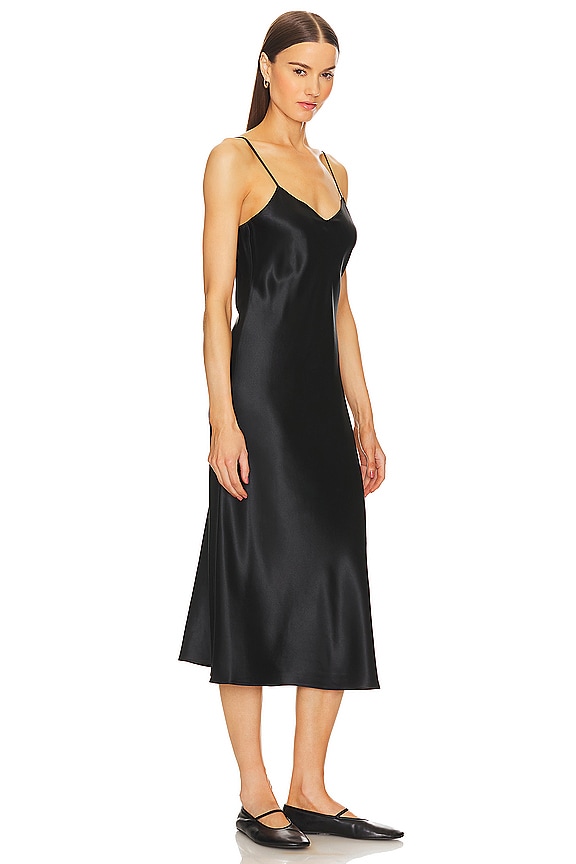 view 2 of 3 ROBE CARACO MIDI in Black