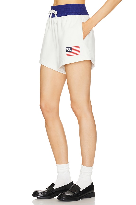 view 2 of 4 Flag Athletic Short in Deckwash White